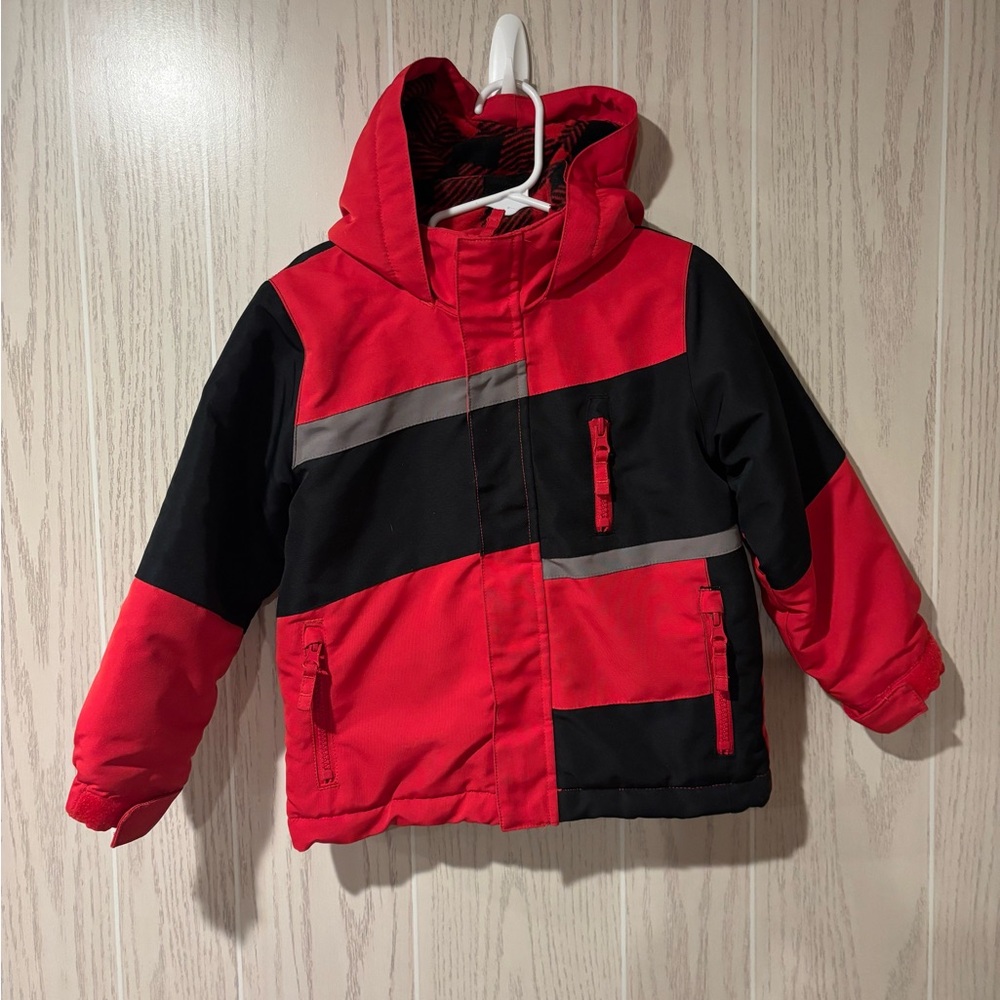 Wonderkids Red and Black Boys 3T Winter Jacket